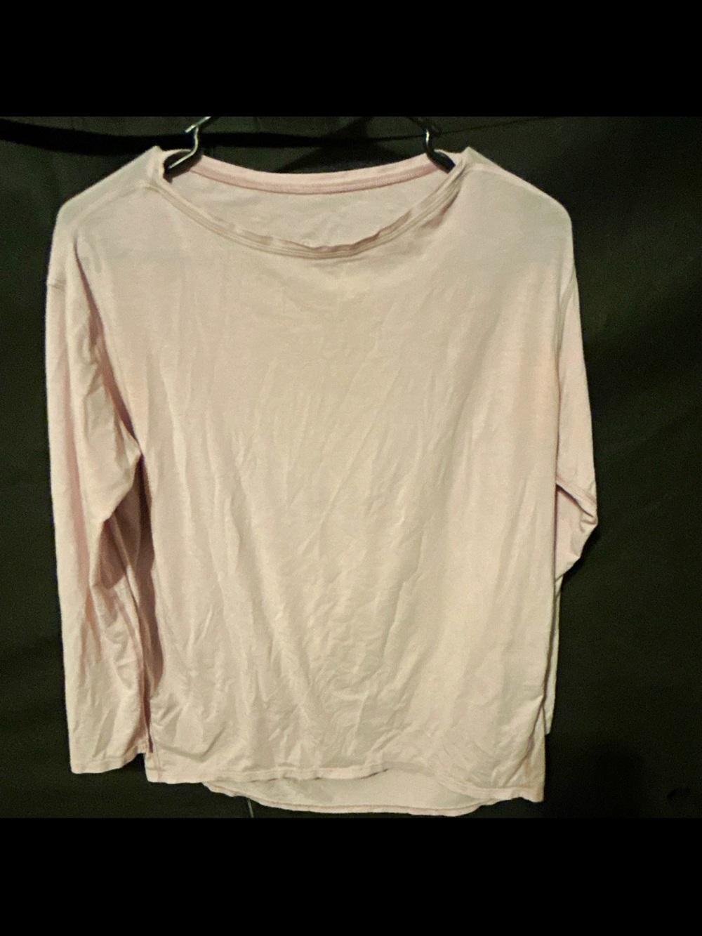 lululemon athletica Light Pink Long Sleeve Crew Tee